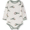 Mint Lobster Luxe Stretch Long Sleeve One Piece - Onesies - 1 - thumbnail