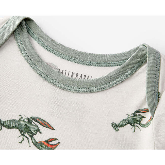 Mint Lobster Luxe Stretch Long Sleeve One Piece