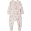 Sunset Jellyfish Cotton Stretch Zipper Footed Romper - Footie Pajamas - 1 - thumbnail