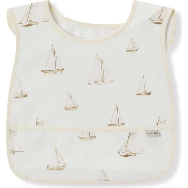 Sailboat Melody Sleeveless Pocket Bib