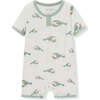 Mint Lobster Luxe Stretch Shortall - Rompers - 1 - thumbnail