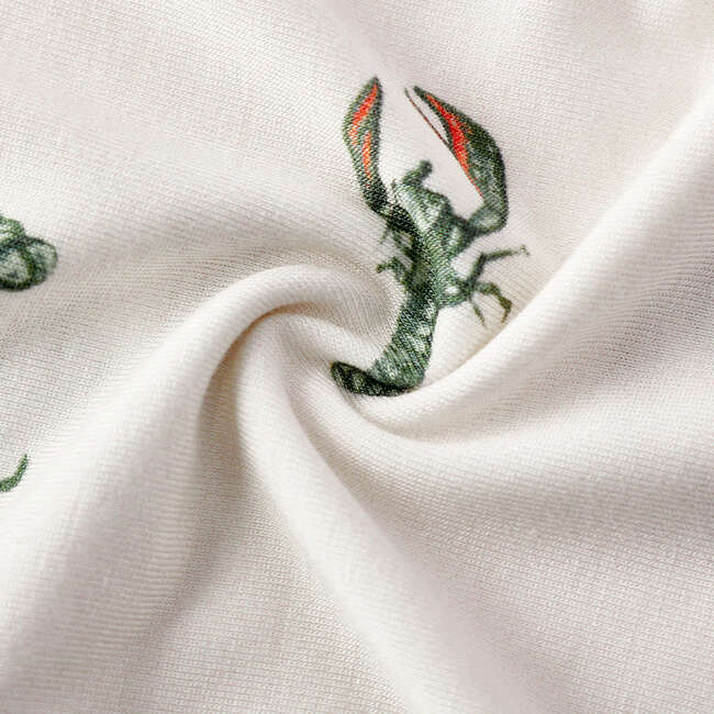 Mint Lobster Luxe Stretch Long Sleeve One Piece - Onesies - 7