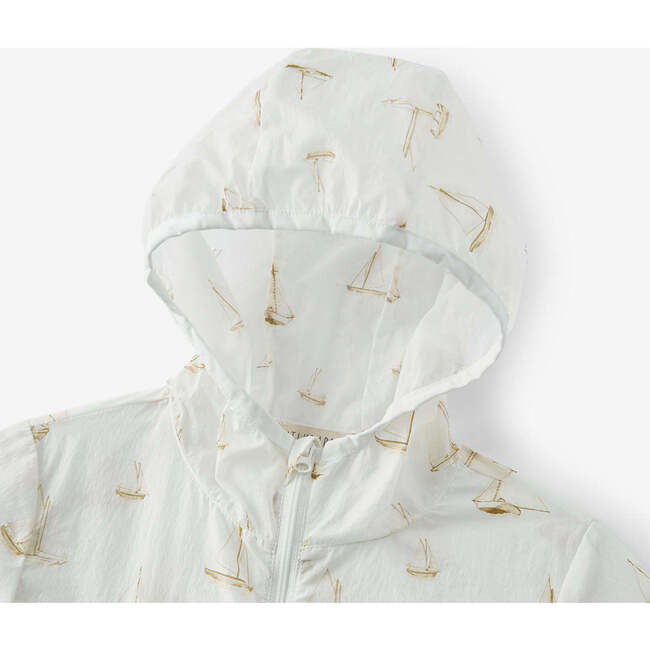Sailboat Melody Hooded Sun Shield Windbreaker Jacket