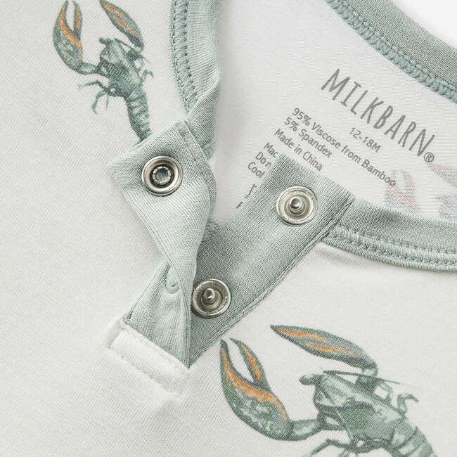 Mint Lobster Luxe Stretch Shortall