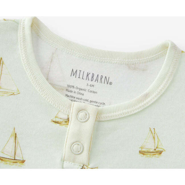 Sailboat Melody Organic Cotton Shortall