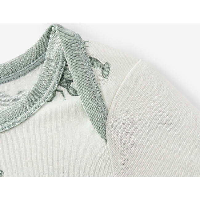 Mint Lobster Luxe Stretch Short Sleeve One Piece - Onesies - 3