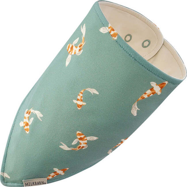 Swimming Koi Cotton Stretch Kerchief Bib