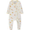 Starfish Dreams Luxe Stretch Zipper Footed Romper - Footie Pajamas - 1 - thumbnail
