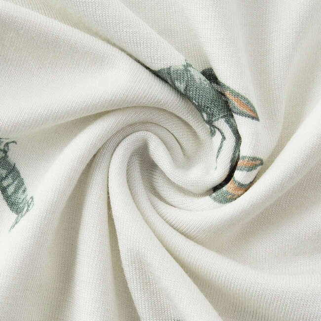 Mint Lobster Luxe Stretch Short Sleeve One Piece - Onesies - 7