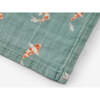 Swimming Koi Organic Cotton Two-Piece Burp Cloth Set - Burp Cloths - 4
