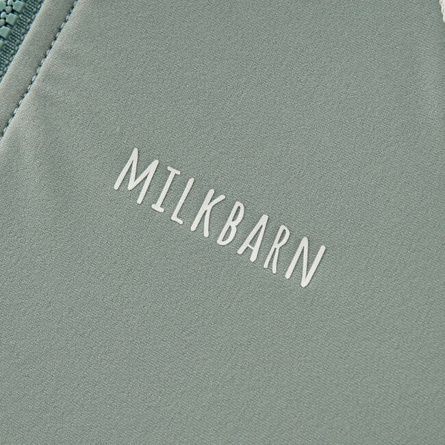 Mint Lobster Zipper Top & Swim Trunks - Two Pieces - 10