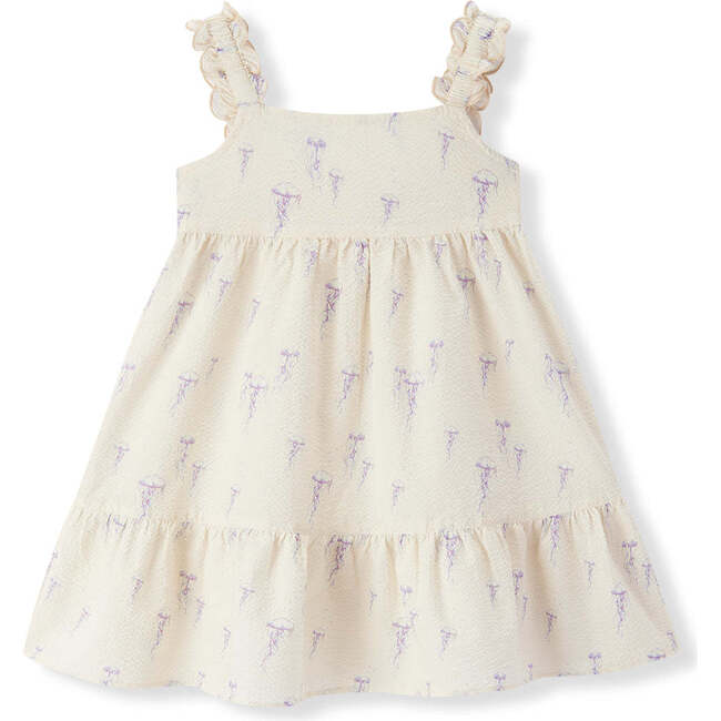 Sunset Jellyfish Ruffle Tiered Dress