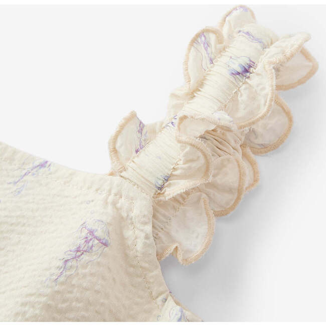 Sunset Jellyfish Ruffle Tiered Dress - Mixed Apparel Set - 3