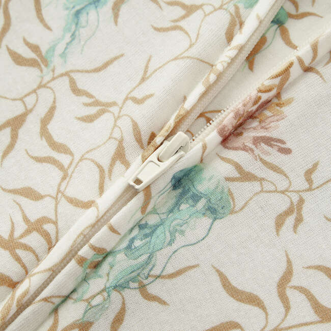 Under the Sea Organic Cotton Zipper Pajama - Pajamas - 4