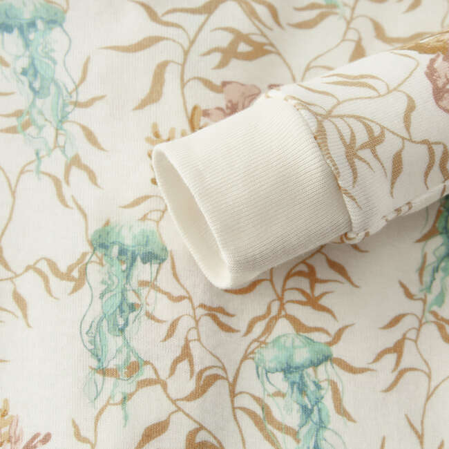 Under the Sea Organic Cotton Zipper Pajama - Pajamas - 5