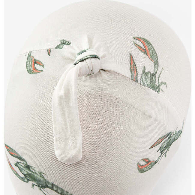 Mint Lobster Luxe Stretch Newborn Gown & Hat Set - Nightgowns - 3