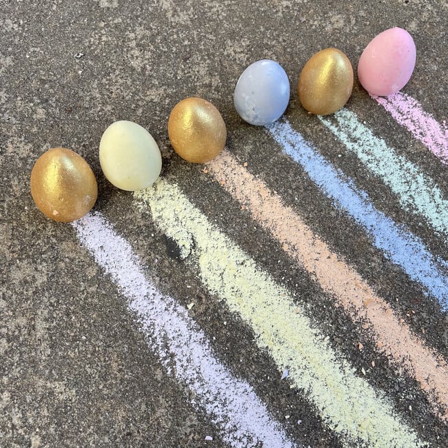 Bunny's 6 Eggs Handmade Chalk - Bubbles/Chalk - 2