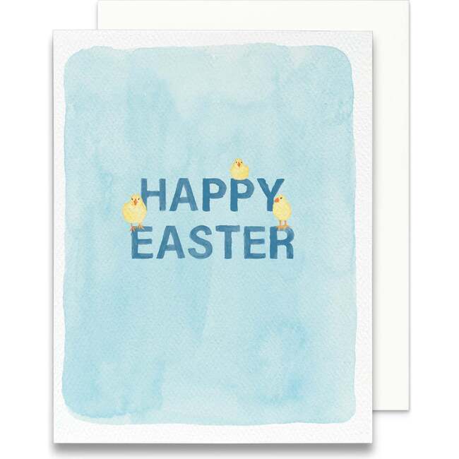 Happy Easter Chicks Greeting Card