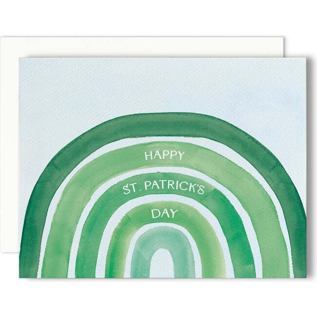 St. Patrick's Day Rainbow Greeting Card