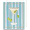 Watercolor Martini Greeting Card, Set of 6 - Greeting Cards - 2