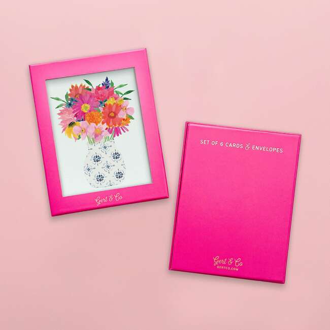 Floral Bouquet Greeting Card, Set of 6