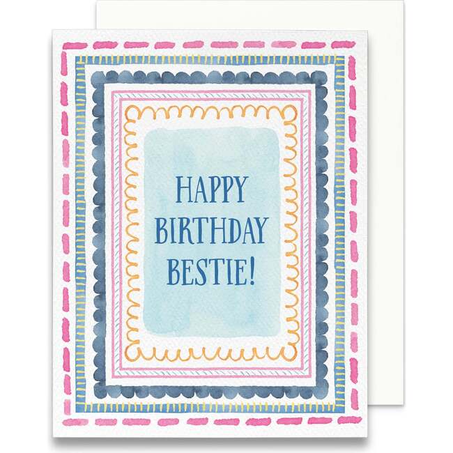 Happy Birthday Bestie Greeting Card