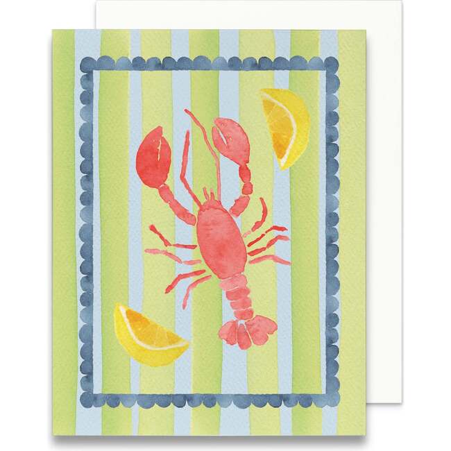Watercolor Lobster Greeting Card, Set of 6