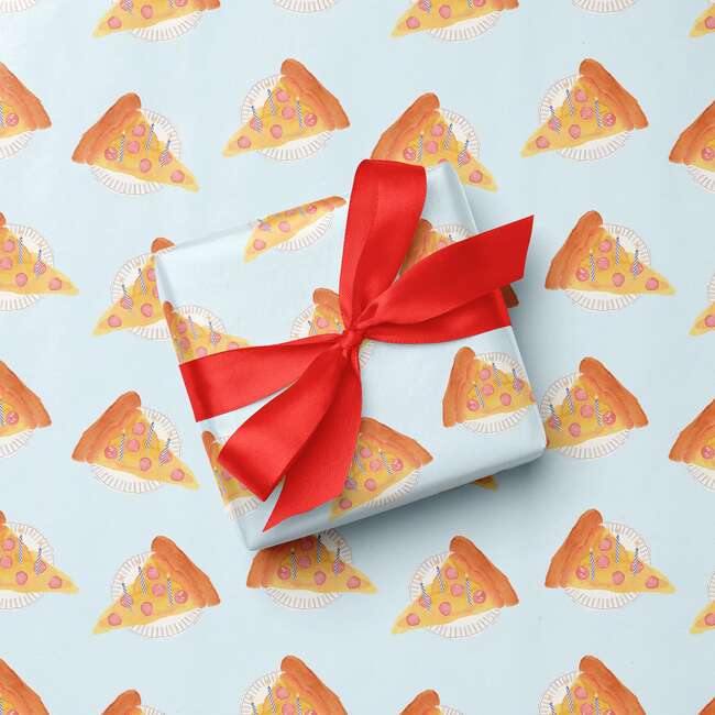 Pizza Party Gift Wrap
