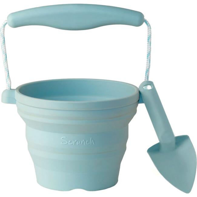 Seedling Pot with Spade Duck egg Blue