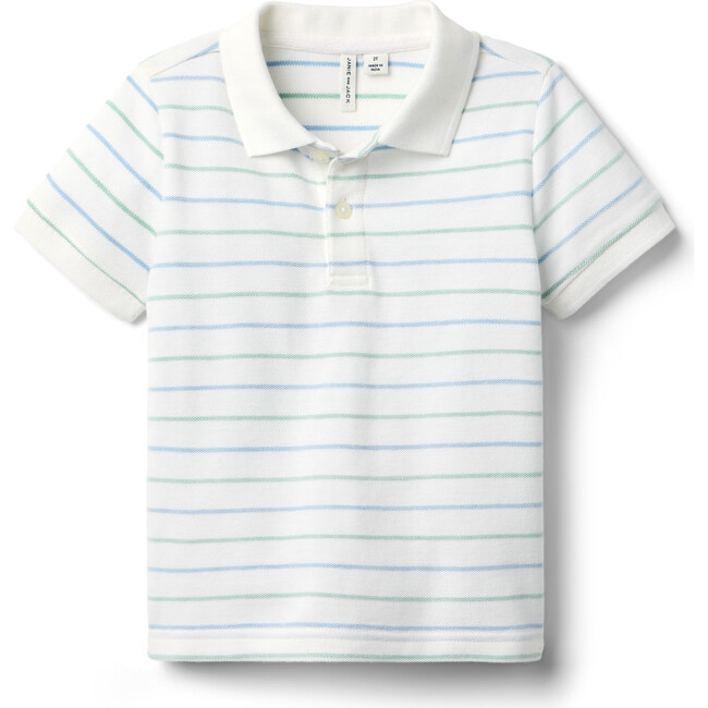 The Striped Pique Polo, Multi