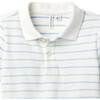 The Striped Pique Polo, Multi - Polo Shirts - 2