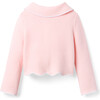 The Scalloped Hem Cardigan, Pink - Cardigans - 2