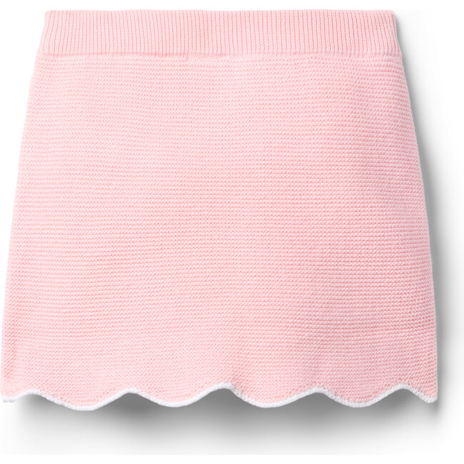 The Scalloped Hem Skirt, Pink - Skirts - 3