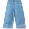 Chambray Wide Leg Pleated Pant - Pants - 2