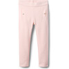Button Ponte Pant, Pink - Pants - 1 - thumbnail