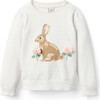 Bunny Sweater, White - Sweaters - 1 - thumbnail