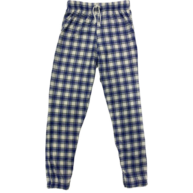 Blue Plaid Joggers