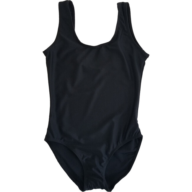 Basic One Piece Swimsuit, Black