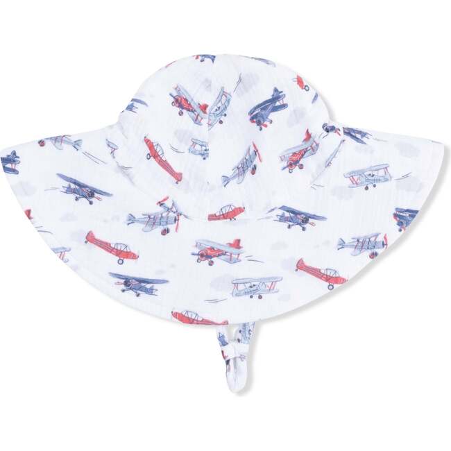 Vintage Planes, Wide Brim Sun Hat