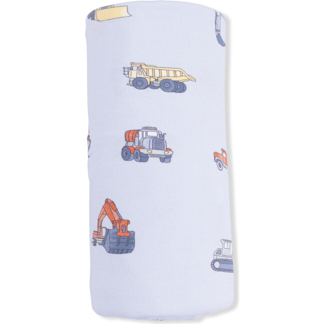 Construction Vehicles, Swaddle Blanket