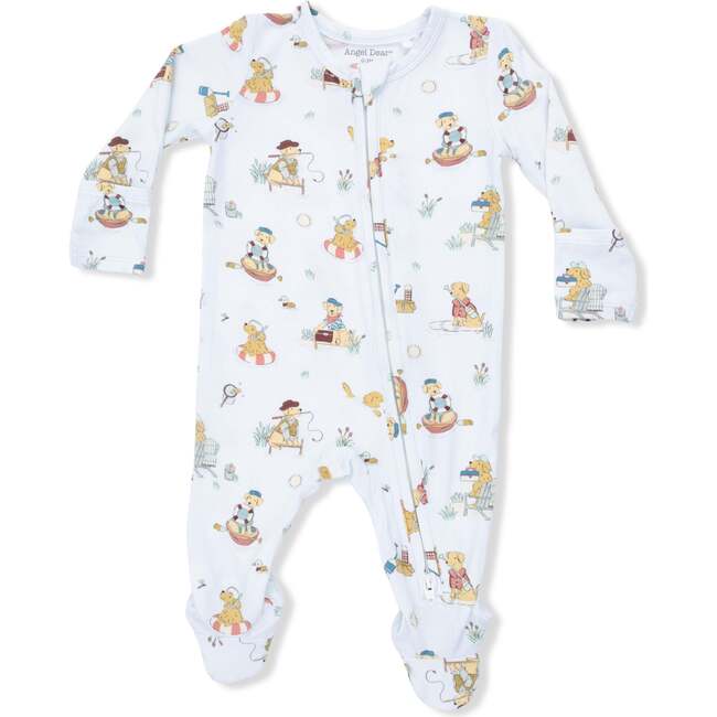 Lake Buddy Dogs, 2 Way Zipper Footie - Footie Pajamas - 3