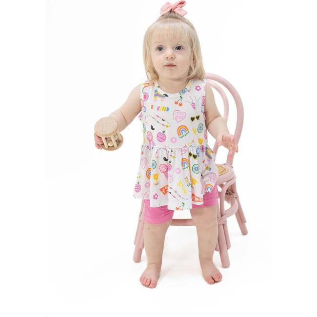 Girl Power, Peplum Tank Top and Bike Short