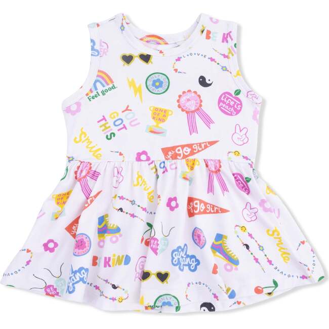 Girl Power, Peplum Tank Top and Bike Short - Mixed Apparel Set - 3