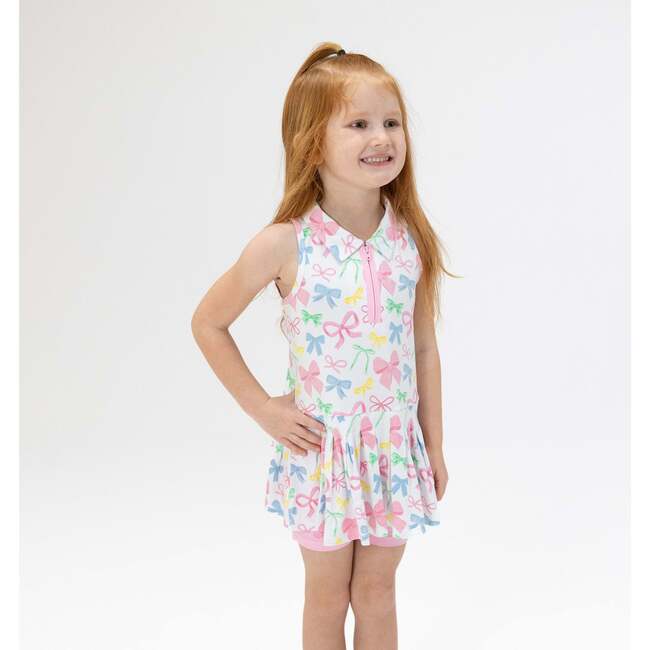Sweet Bows, Polo Tennis Dress with Cartwheel Short