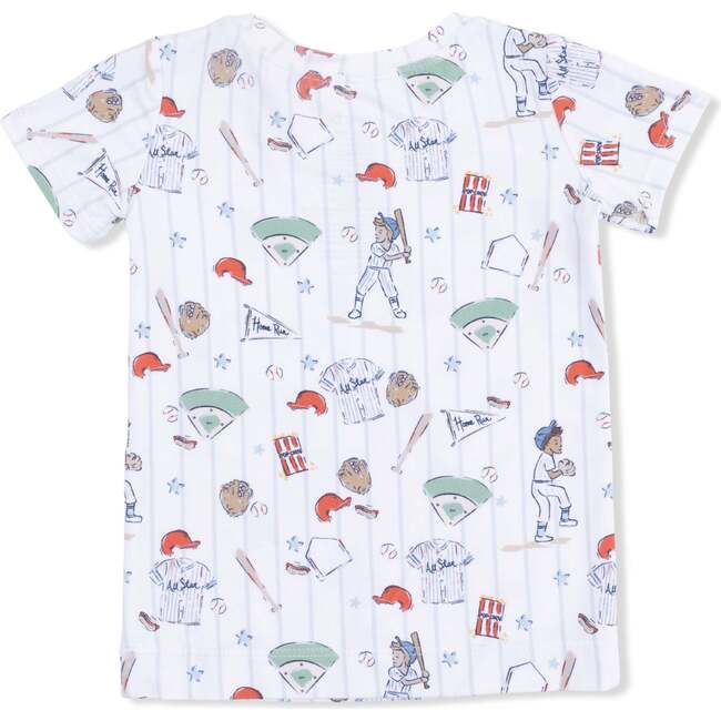 Home Run Baseball, Loungewear Short Set - Mixed Apparel Set - 4