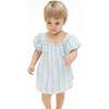 Odalys  Floral Stripe, Puff Sleeve Baby Doll Dress and Bloomer - Dresses - 1 - thumbnail