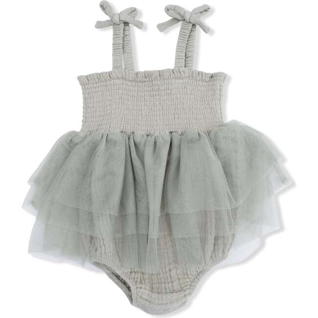 Solid Muslin Desert Green, Tutu Bubble