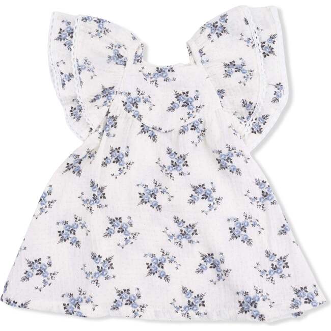 Belle Rosette Dot, V-Neck Dress