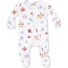 Sunny Sandcastles, 2 Way Zipper Footie - Footie Pajamas - 2