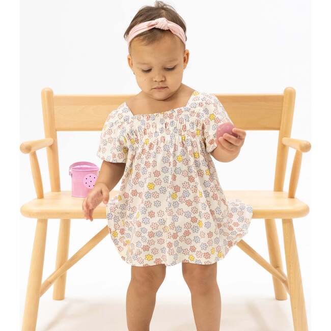 Sarah Floral, Puff Sleeve Baby Doll Dress and Bloomer